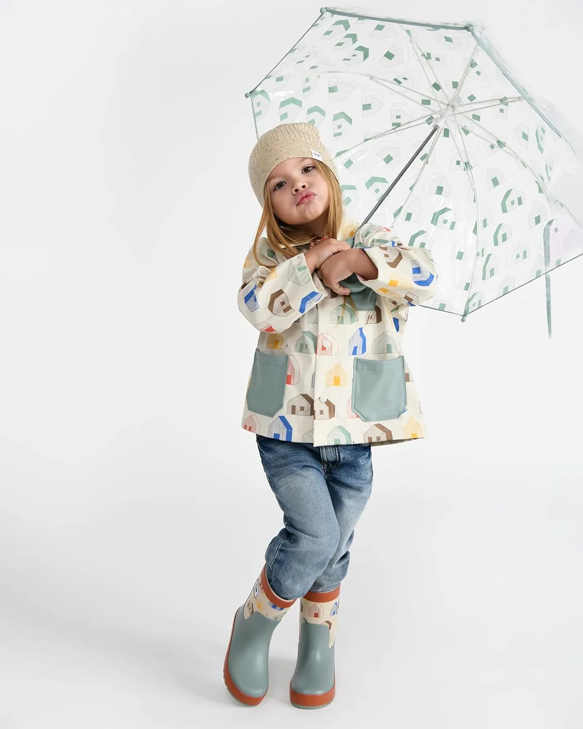 7AM Enfant Toddler Rain Boot - Waterproof Natural Rubber Boots for Unisex Toddlers & Kids, Anti-Slip | Rainwear Collection