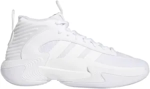 adidas Womens Exhibit Select 2.0 Mid Team Basketball Sneakers Shoes - White - Size 6.5 M