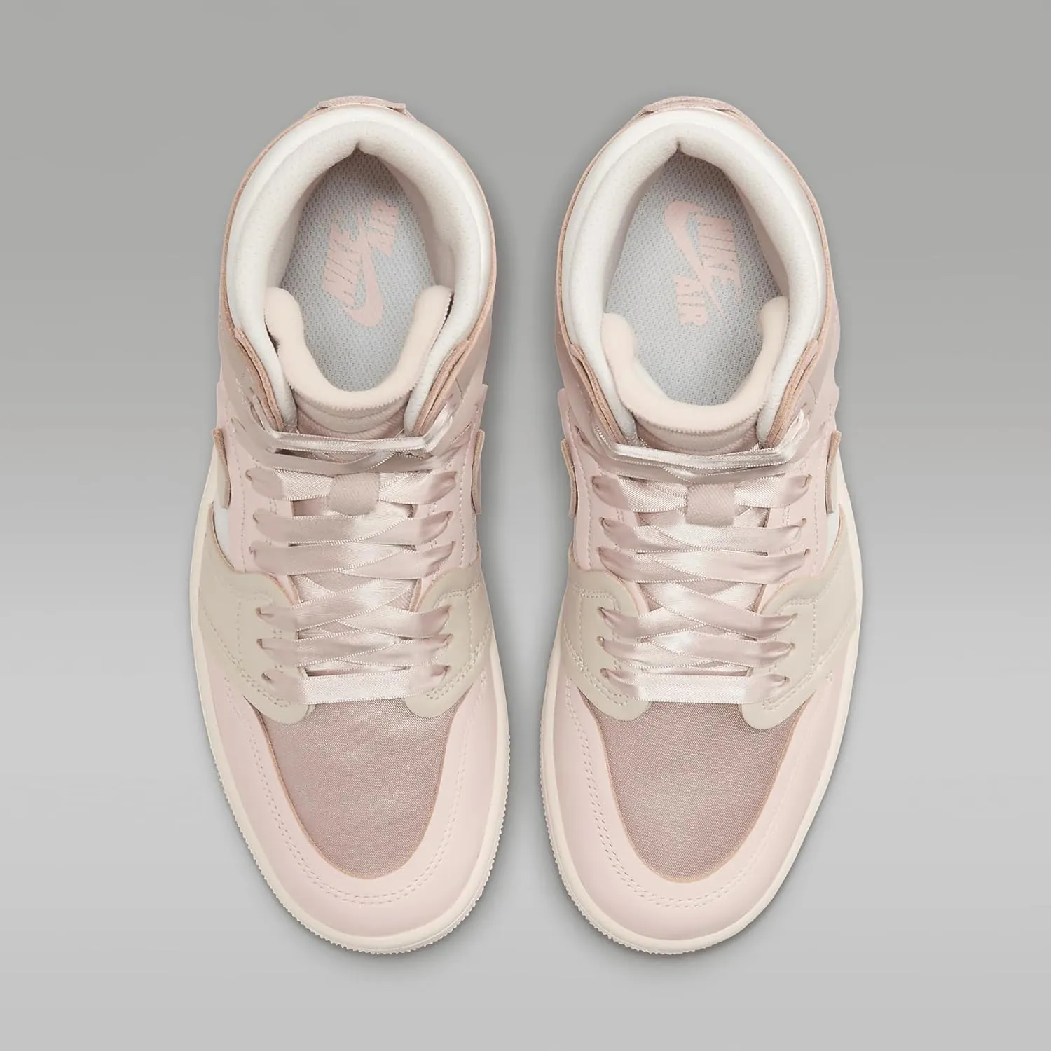 Air Jordan 1 High Method of Make Women's Shoes (FZ8779-600, Pink Oxford/Atmosphere/Phantom/Legend Light Brown)