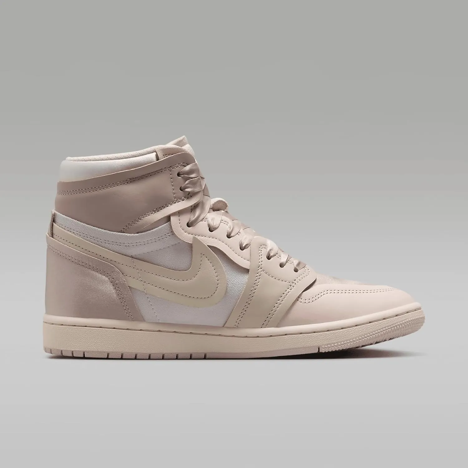Air Jordan 1 High Method of Make Women's Shoes (FZ8779-600, Pink Oxford/Atmosphere/Phantom/Legend Light Brown)