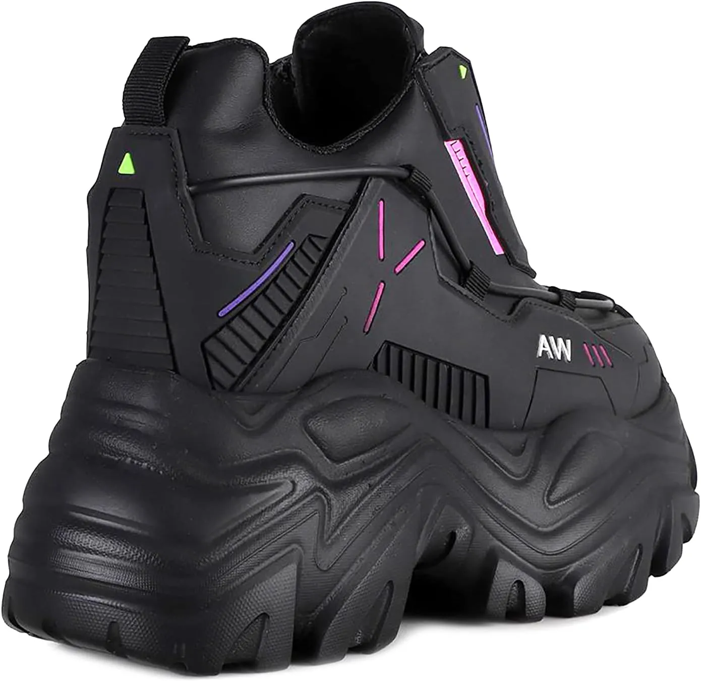 Anthony Wang New Element Platform Sneakers - Fashion Shoes Rave Festival Streetwear