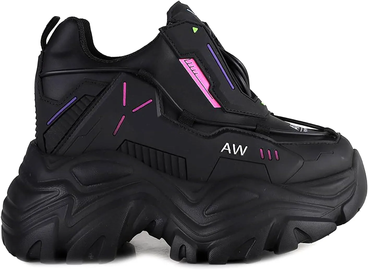 Anthony Wang New Element Platform Sneakers - Fashion Shoes Rave Festival Streetwear