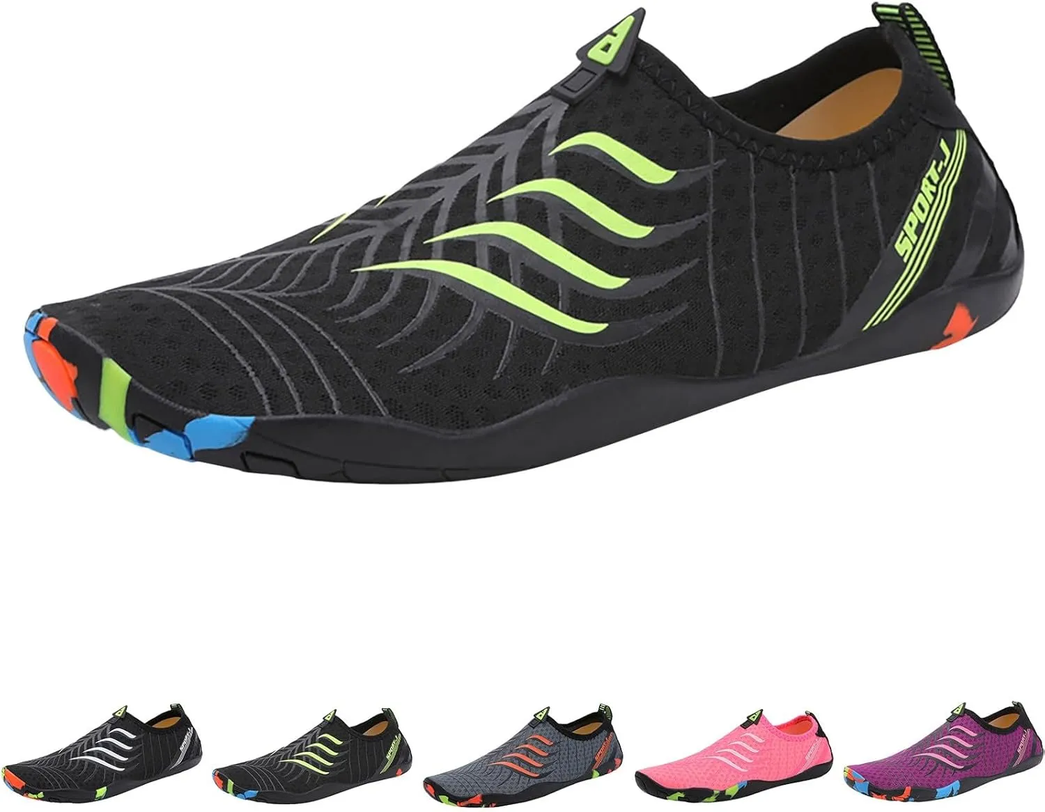 Aqua Socks Water Shoes Barefoot Quick Dry Non Slip Swim Surf Beach Yoga Camping Boating River Pool Sport Outdoor Shoes Spring Shoe for Women 2025