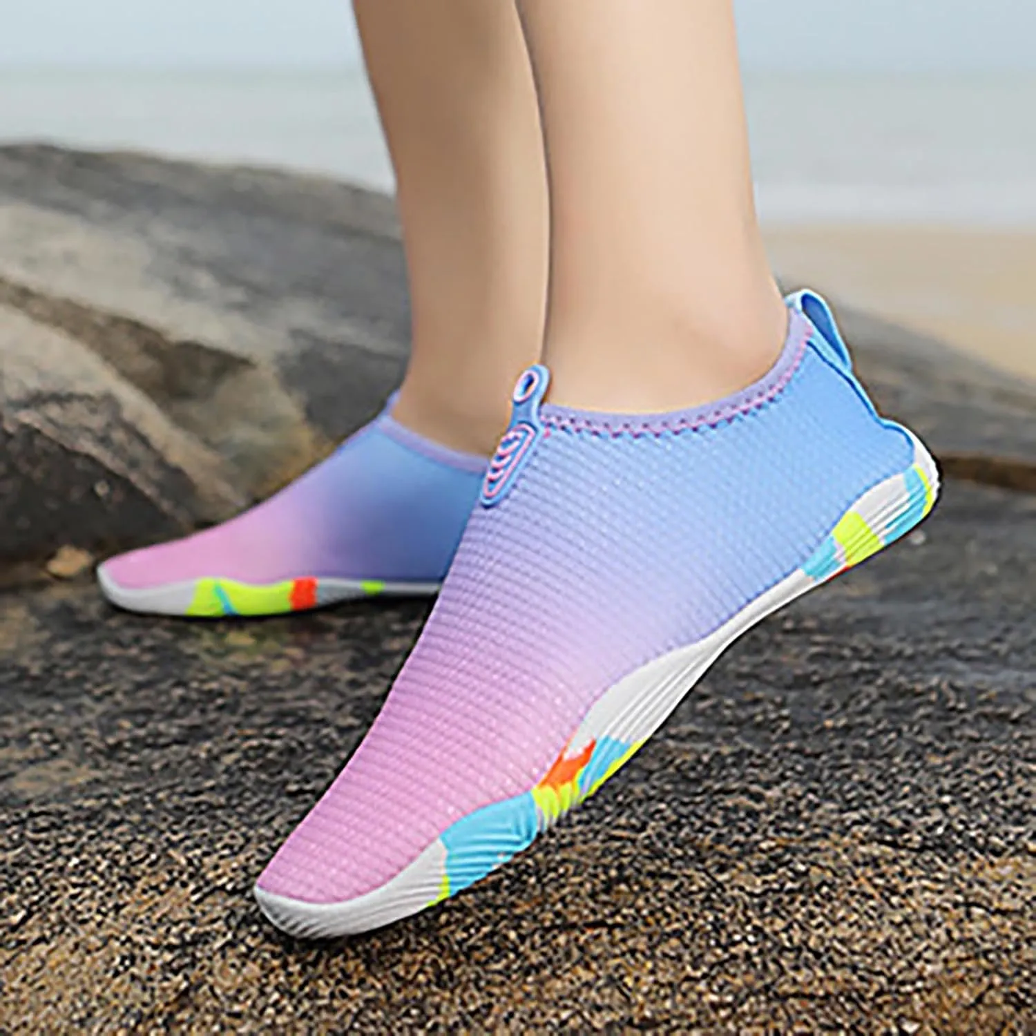 Aqua Socks Water Shoes Quick Dry Barefoot Swim Beach Pool Surf Hiking Kayaking Diving Yoga Outdoor Sport Shoes Men Women