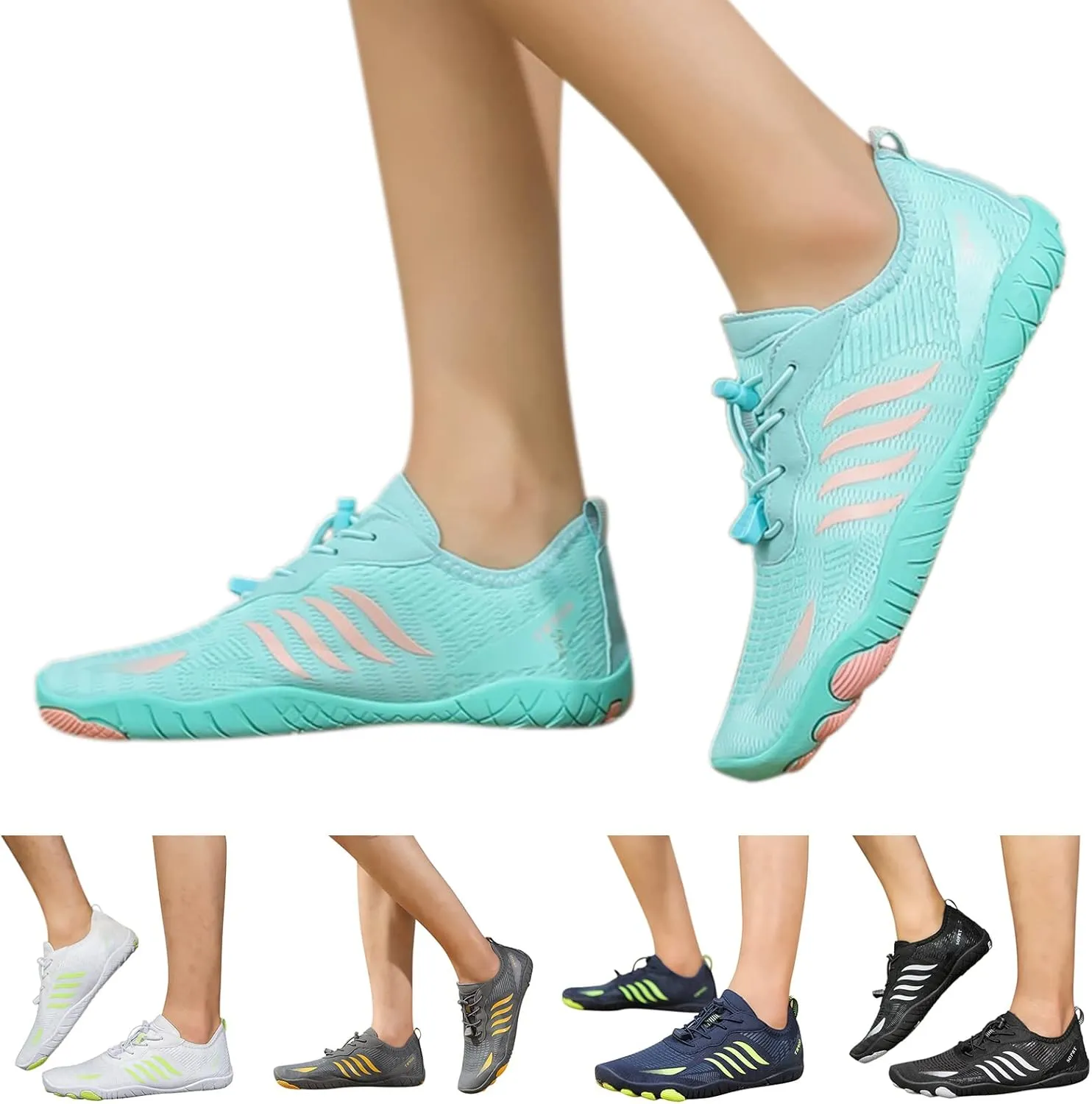 Aqua Water Shoes Barefoot Quick Dry Non Slip Swim Surf Beach Yoga Camping Boating River Pool Sport Shoes Adults Spring Shoe for Women 2025