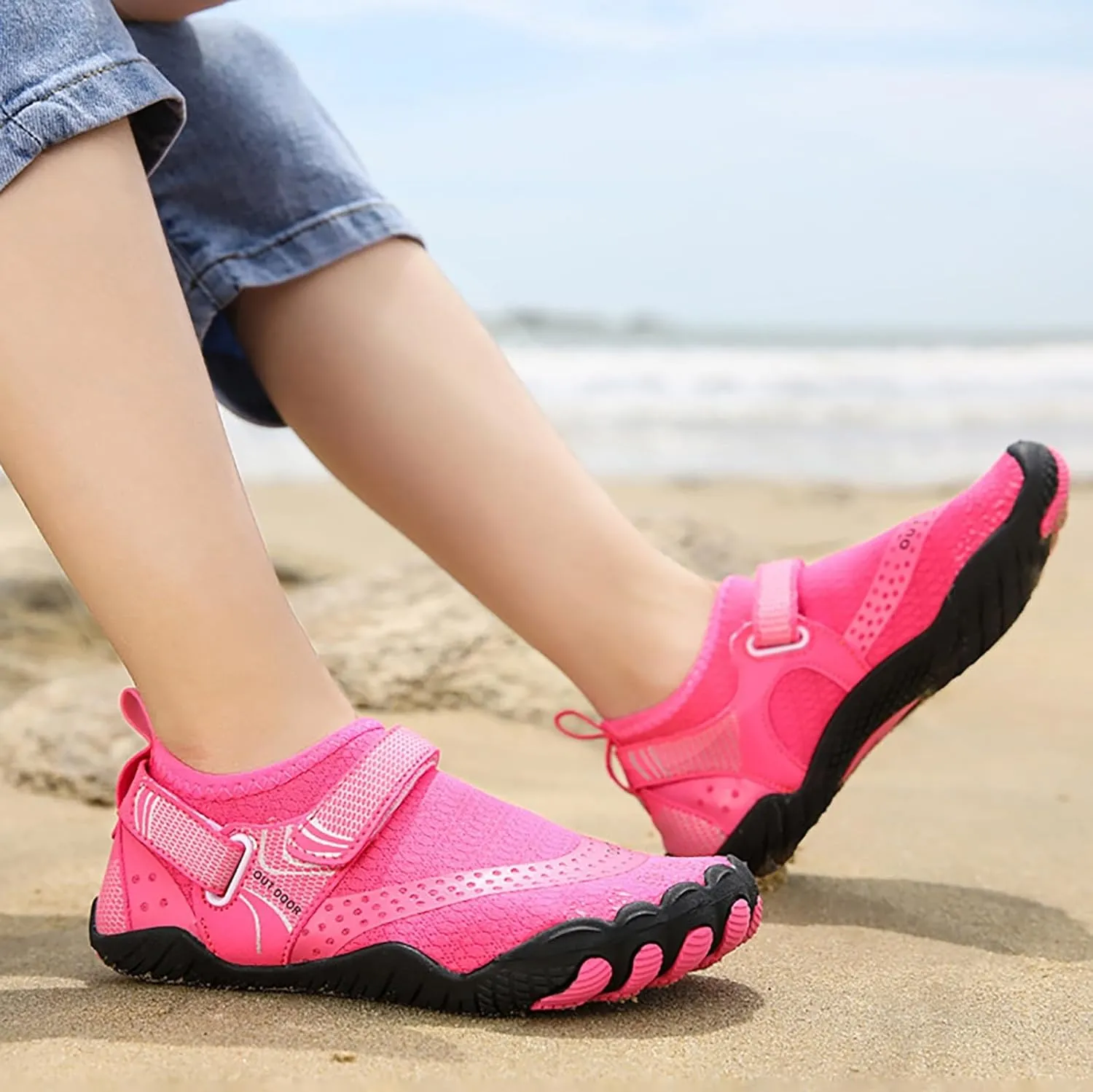 Aqua Water Shoes Quick Dry Barefoot for Women Men Beach Swim Pool Surf Yoga Hiking Lightweight Non Slip Breathable Outdoor Sports