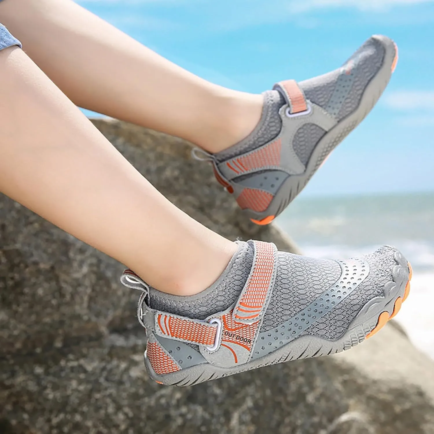 Aqua Water Shoes Quick Dry Barefoot Swim Beach Pool Surf Hiking Kayaking Diving Yoga Outdoor Sport Shoes for Men Women Lightweight