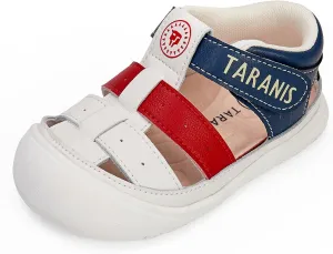 Baby Sandals Toddler Boys Girls Barefoot Non-Slip Rubber Sole Shoes Closed Toe Infant First Walker Shoes