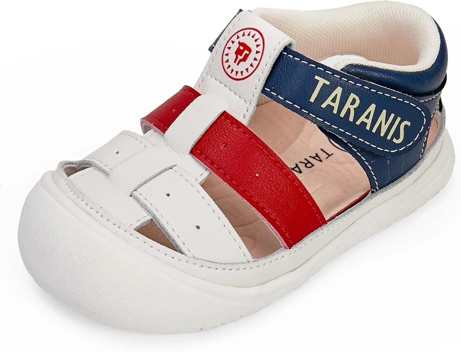 Baby Sandals Toddler Boys Girls Barefoot Non-Slip Rubber Sole Shoes Closed Toe Infant First Walker Shoes
