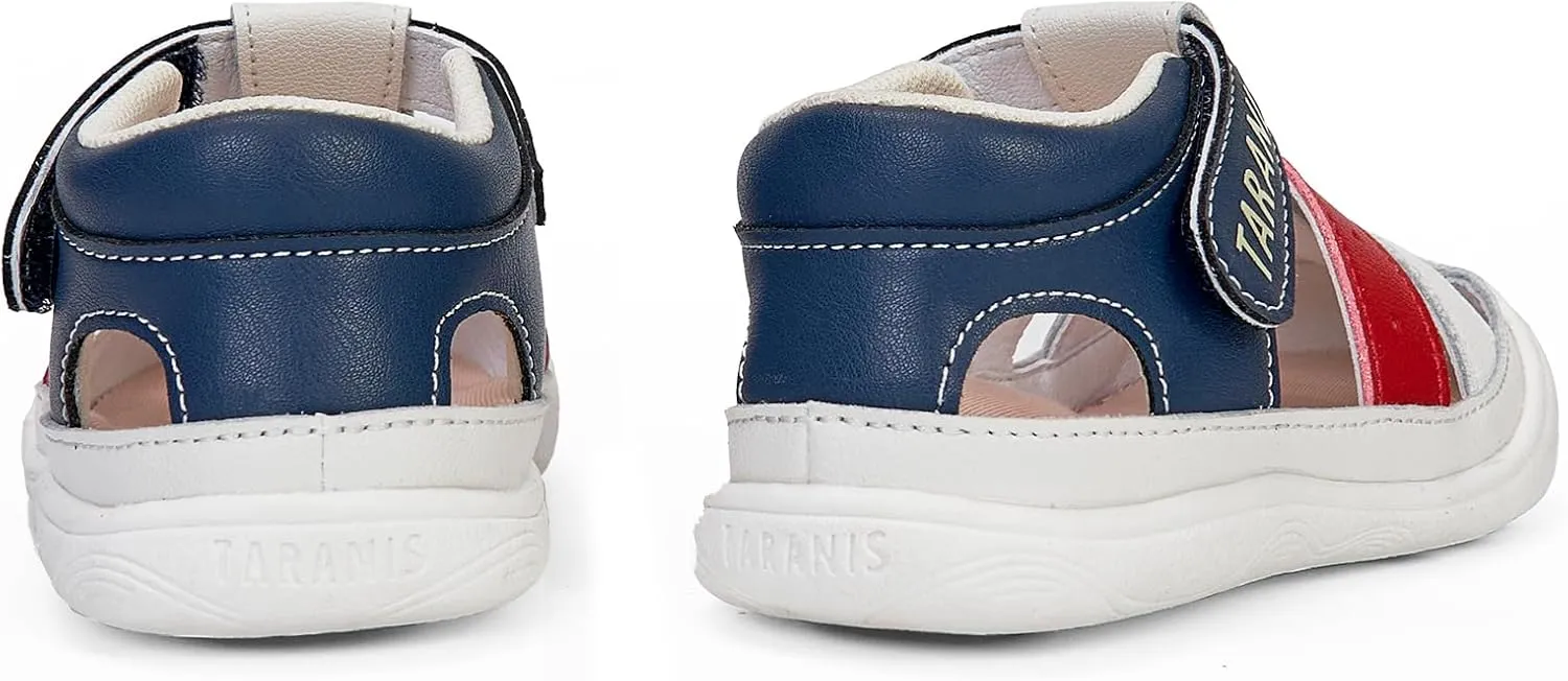 Baby Sandals Toddler Boys Girls Barefoot Non-Slip Rubber Sole Shoes Closed Toe Infant First Walker Shoes