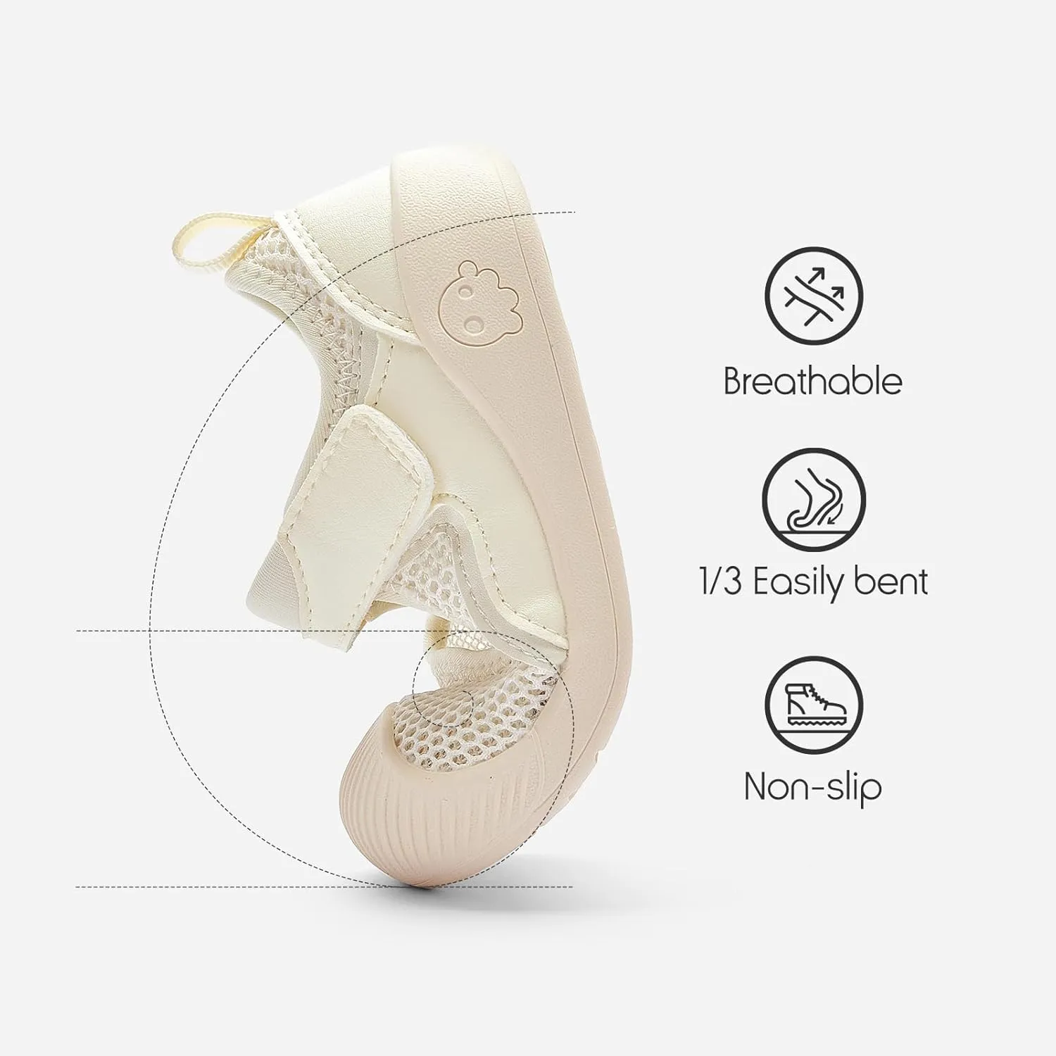Balabala Toddler Shoes for Boys Girls Barefoot Kids Walking Shoes Sneakers Breathable Slip On Sandals