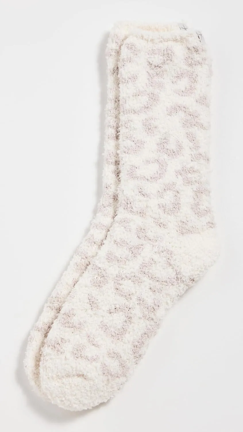 Barefoot Dreams CozyChic Women's Barefoot In The Wild Socks, Crew Socks