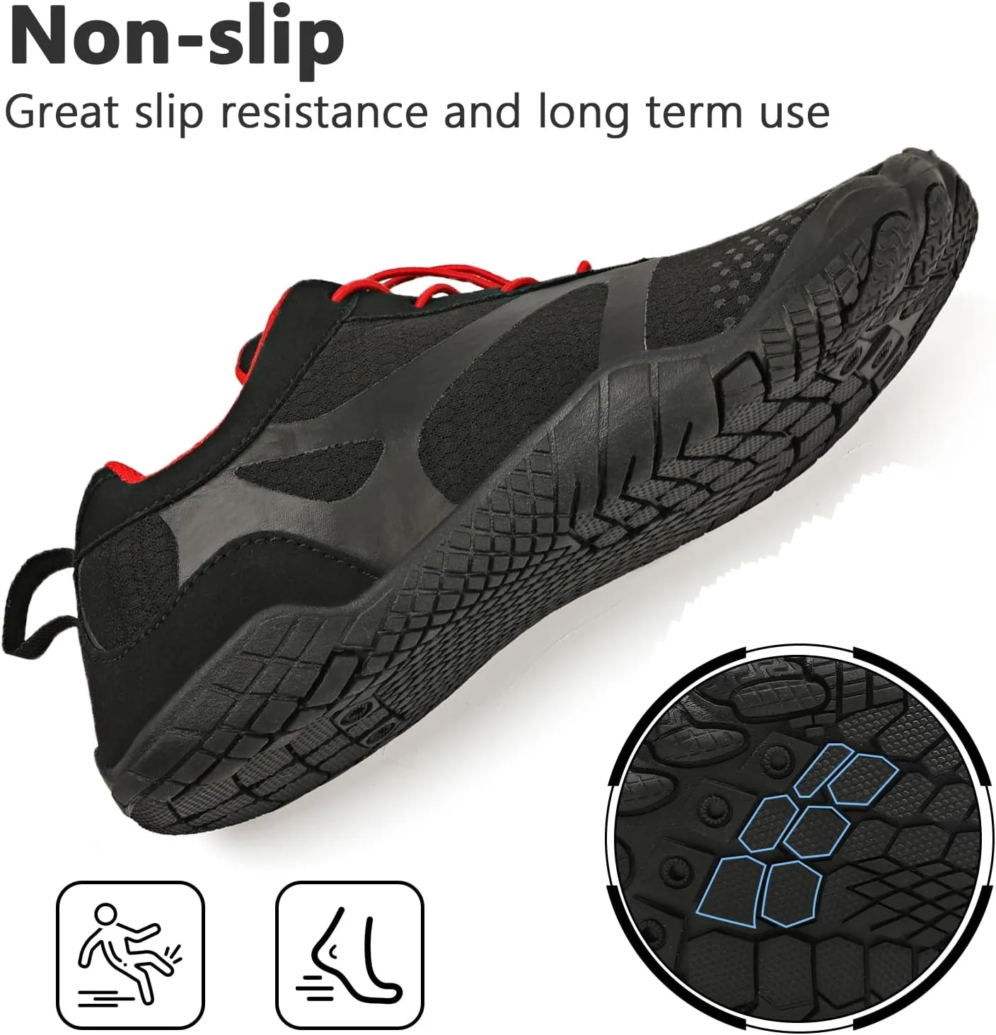 Barefoot Water Shoes Mens Womens Minimalist Cross Training Shoes with Wide Toe Box Athletic Zero Drop Trail Walking Hiking Running Sneakers