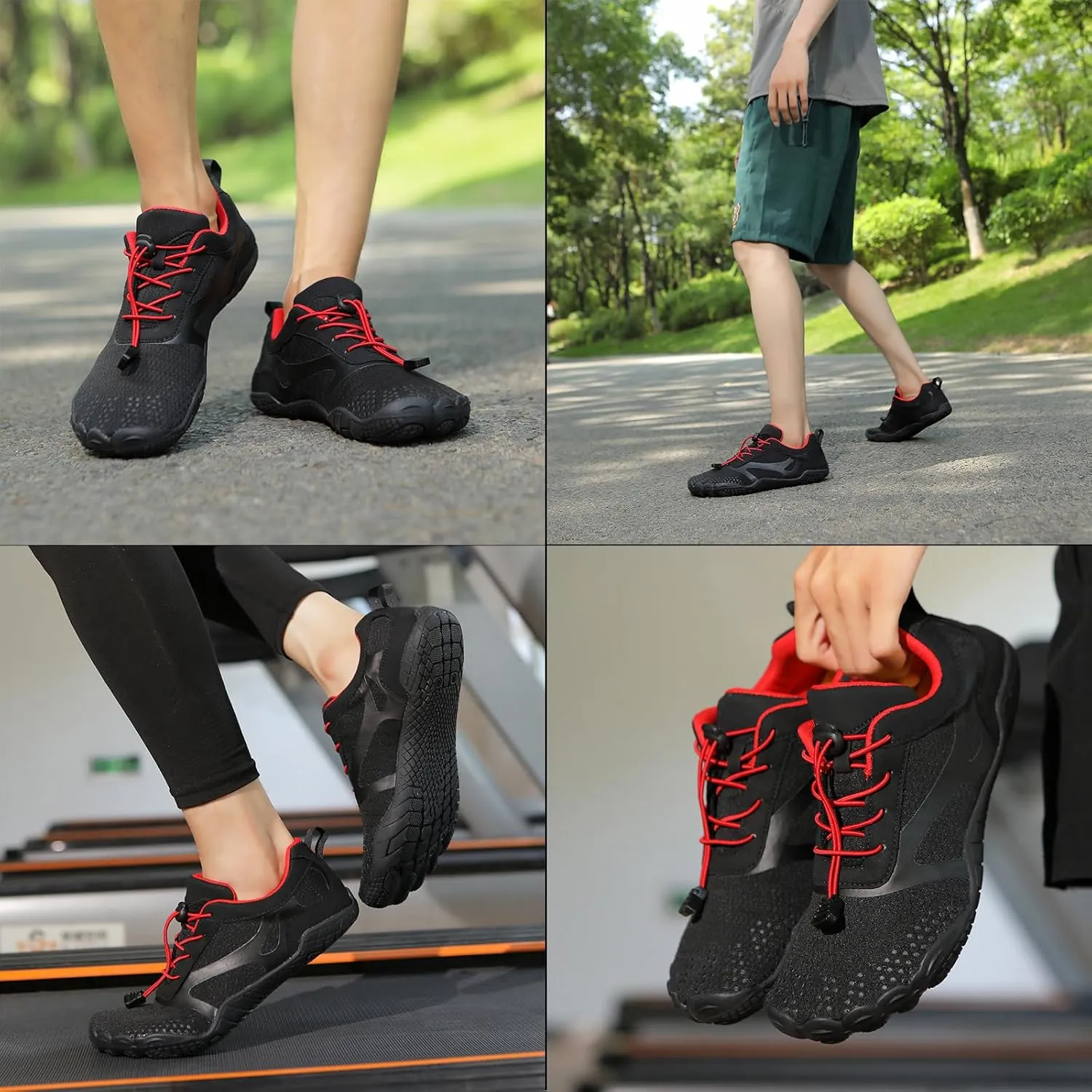 Barefoot Water Shoes Mens Womens Minimalist Cross Training Shoes with Wide Toe Box Athletic Zero Drop Trail Walking Hiking Running Sneakers