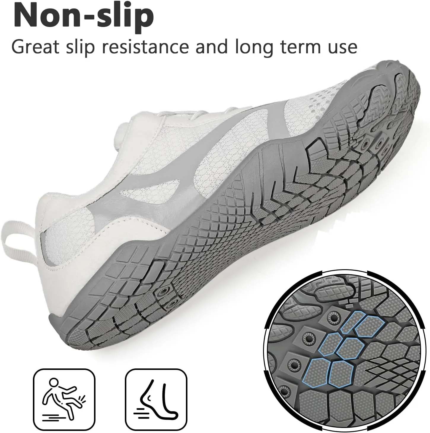 Barefoot Water Shoes Mens Womens Minimalist Cross Training Shoes with Wide Toe Box Athletic Zero Drop Trail Walking Hiking Running Sneakers