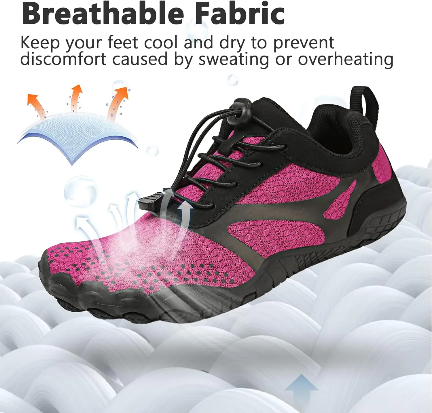 Barefoot Water Shoes Mens Womens Minimalist Cross Training Shoes with Wide Toe Box Athletic Zero Drop Trail Walking Hiking Running Sneakers