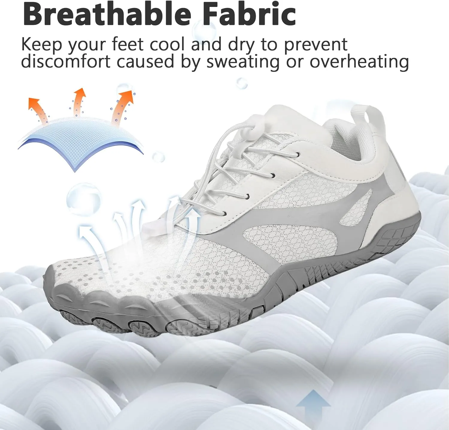 Barefoot Water Shoes Mens Womens Minimalist Cross Training Shoes with Wide Toe Box Athletic Zero Drop Trail Walking Hiking Running Sneakers
