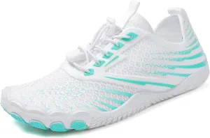 Barefoot Womens Men Pro Shoes with Wide Toe Box Healthy and Non-Slip Breathable Fashion Hiking Footwear Shoe Unisex Pro Box Outdoor Lightweight Hike Athletic Walking Running Sneakers Unisex
