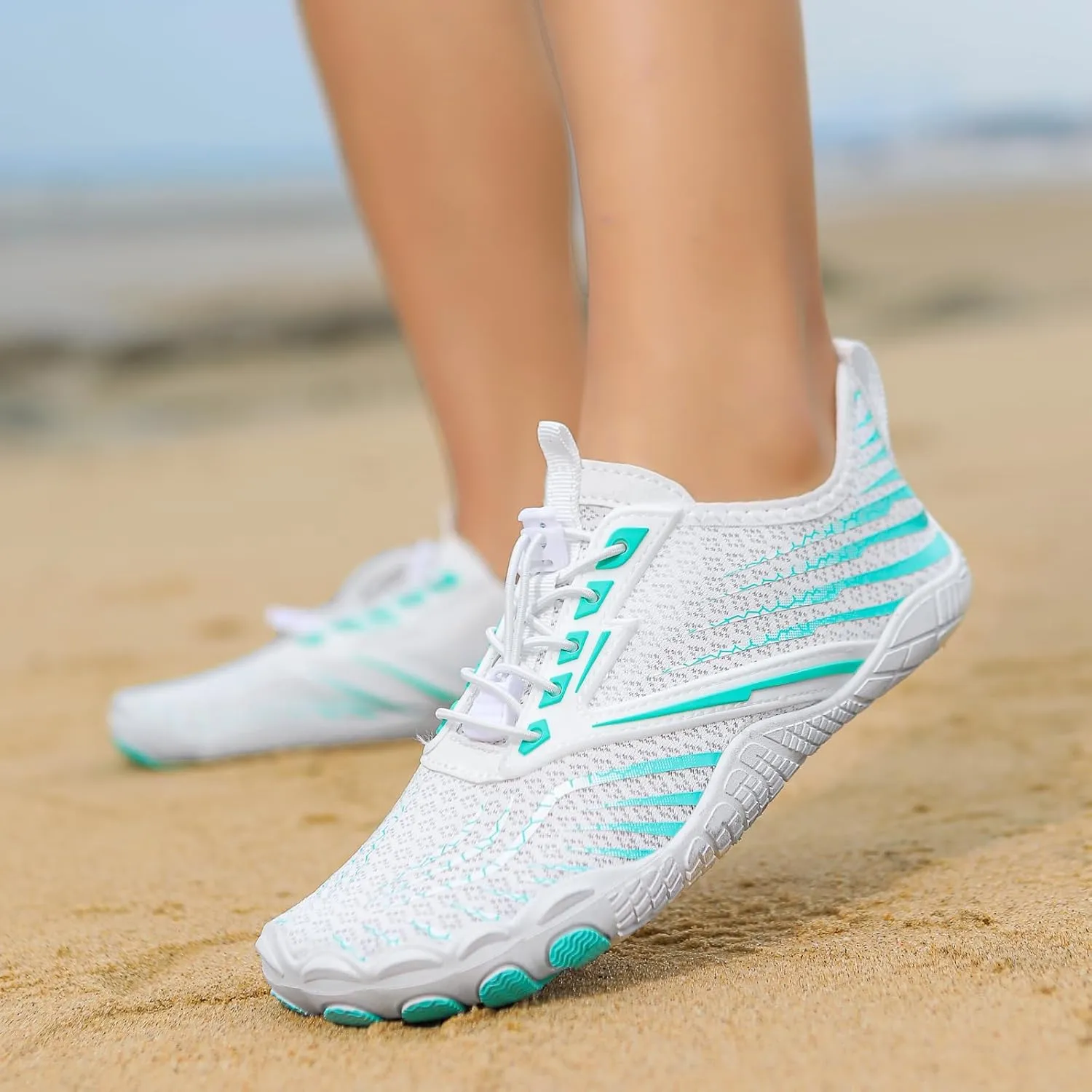 Barefoot Womens Men Pro Shoes with Wide Toe Box Healthy and Non-Slip Breathable Fashion Hiking Footwear Shoe Unisex Pro Box Outdoor Lightweight Hike Athletic Walking Running Sneakers Unisex