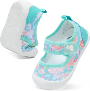 BARERUN Toddler Water Shoes Barefoot Water Shoes for Kids Baby Wide Aqua Socks with Arch Support Quick-Dry Breathable Boys Girls Sandals Walking Shoes for Beach Swim Pool Shoes