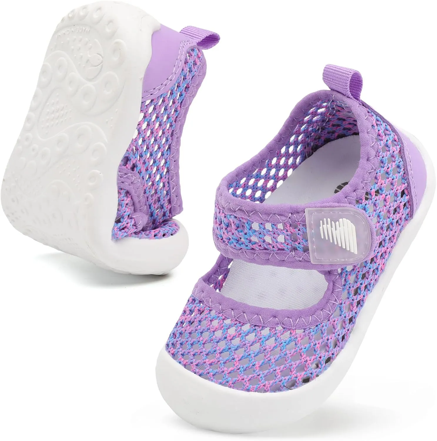 BARERUN Toddler Water Shoes Barefoot Water Shoes for Kids Baby Wide Aqua Socks with Arch Support Quick-Dry Breathable Boys Girls Sandals Walking Shoes for Beach Swim Pool Shoes