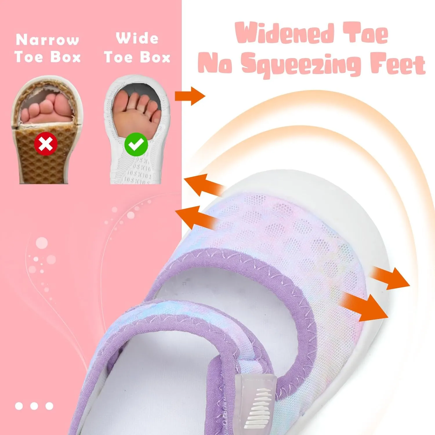 BARERUN Toddler Water Shoes Barefoot Water Shoes for Kids Baby Wide Aqua Socks with Arch Support Quick-Dry Breathable Boys Girls Sandals Walking Shoes for Beach Swim Pool Shoes