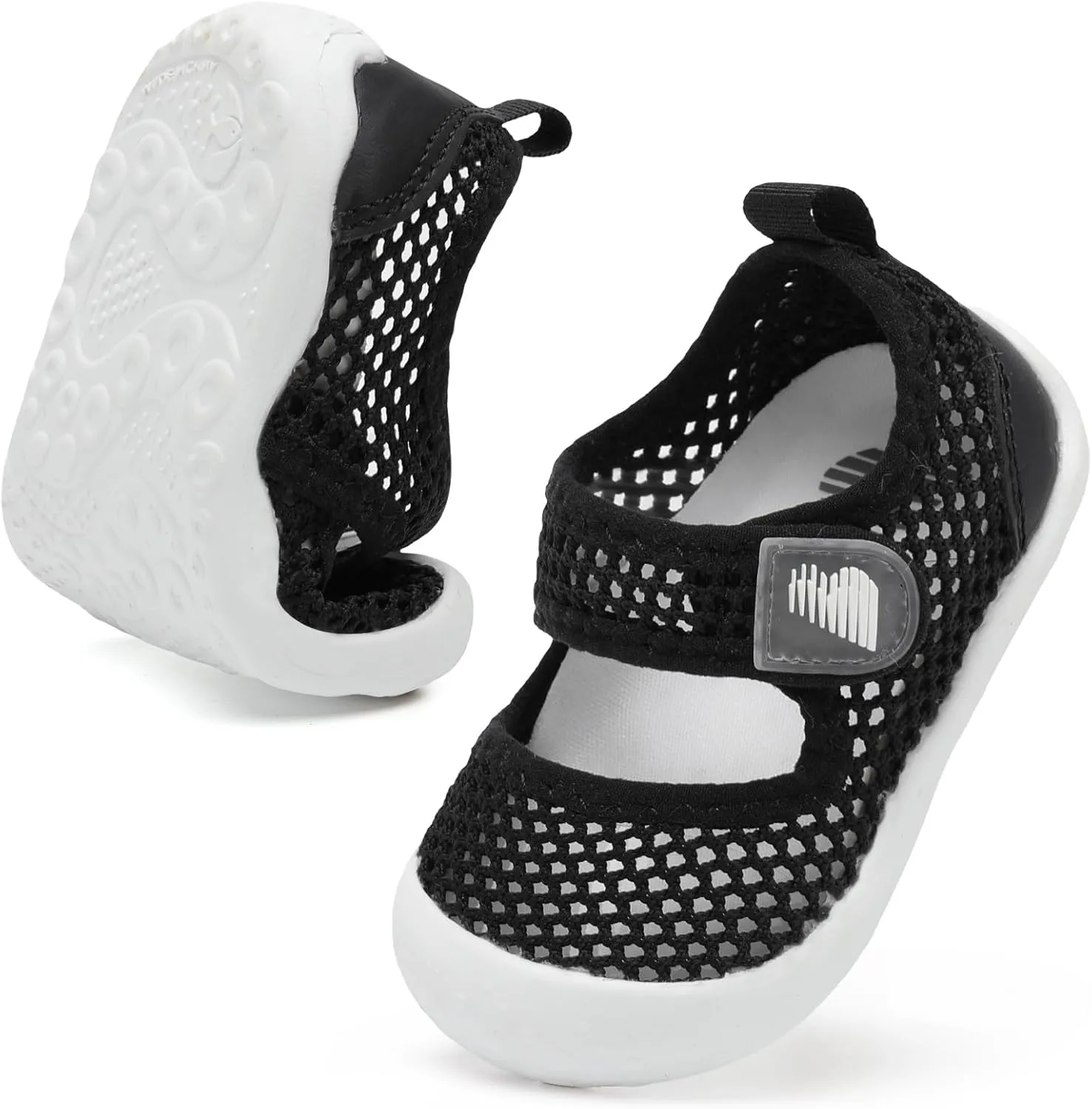 BARERUN Toddler Water Shoes Barefoot Water Shoes for Kids Baby Wide Aqua Socks with Arch Support Quick-Dry Breathable Boys Girls Sandals Walking Shoes for Beach Swim Pool Shoes