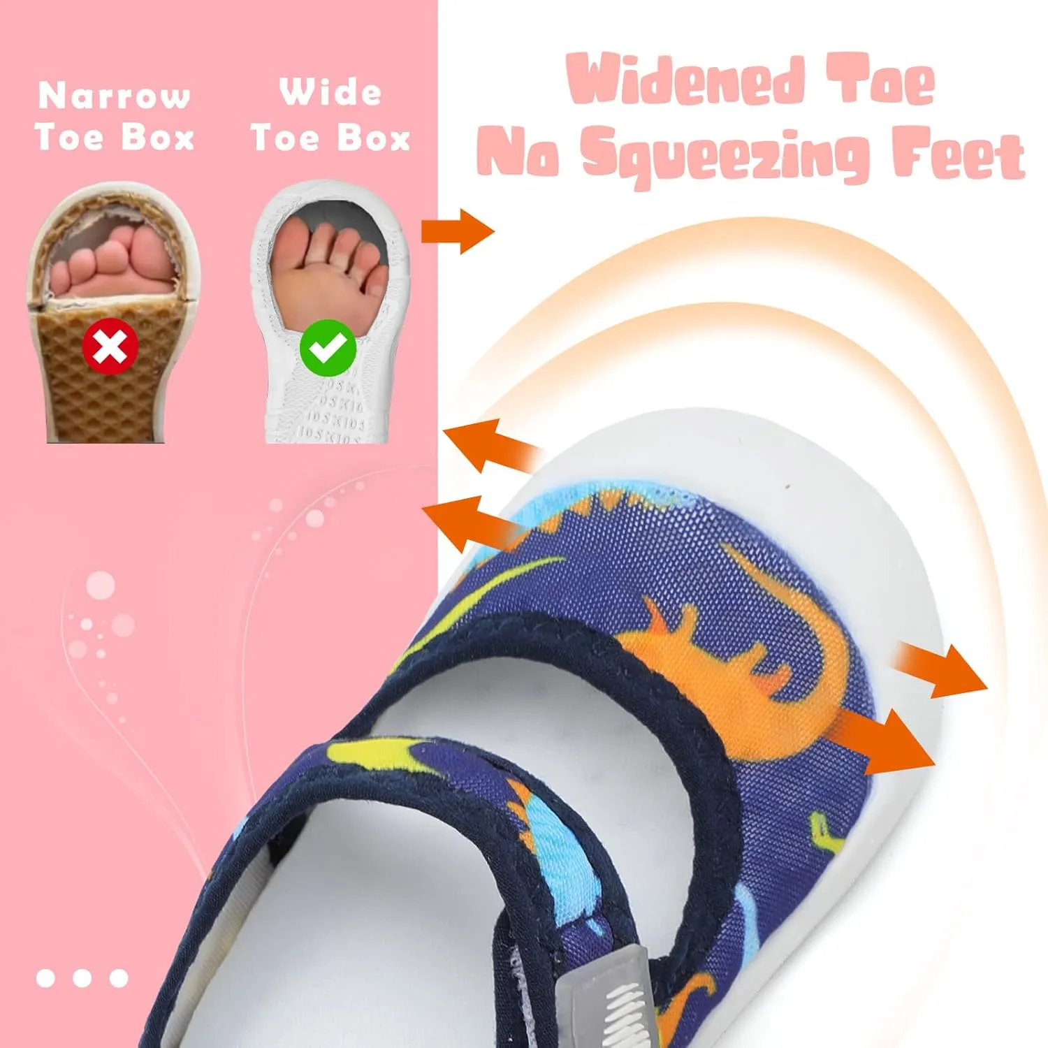 BARERUN Toddler Water Shoes Barefoot Water Shoes for Kids Baby Wide Aqua Socks with Arch Support Quick-Dry Breathable Boys Girls Sandals Walking Shoes for Beach Swim Pool Shoes