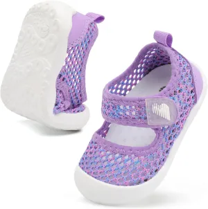 BARERUN Toddler Water Shoes Barefoot Water Shoes for Kids Baby Wide Aqua Socks with Arch Support Quick-Dry Breathable Boys Girls Sandals Walking Shoes for Beach Swim Pool Shoes