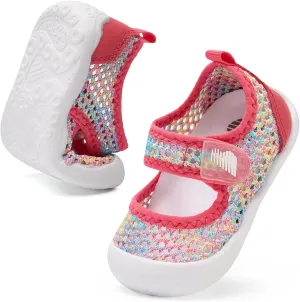 BARERUN Toddler Water Shoes Barefoot Water Shoes for Kids Baby Wide Aqua Socks with Arch Support Quick-Dry Breathable Boys Girls Sandals Walking Shoes for Beach Swim Pool Shoes