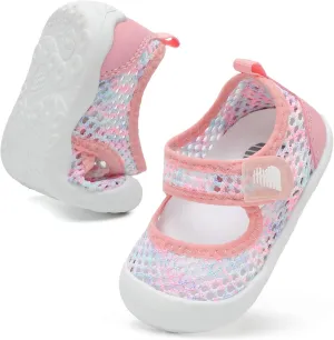 BARERUN Toddler Water Shoes Barefoot Water Shoes for Kids Baby Wide Aqua Socks with Arch Support Quick-Dry Breathable Boys Girls Sandals Walking Shoes for Beach Swim Pool Shoes