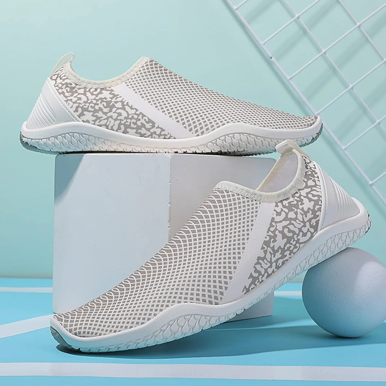 Beach Swim Water Shoes for Men Women Quick Dry Barefoot Aqua Pool Surf Hiking Kayaking Diving Yoga Lightweight Breathable