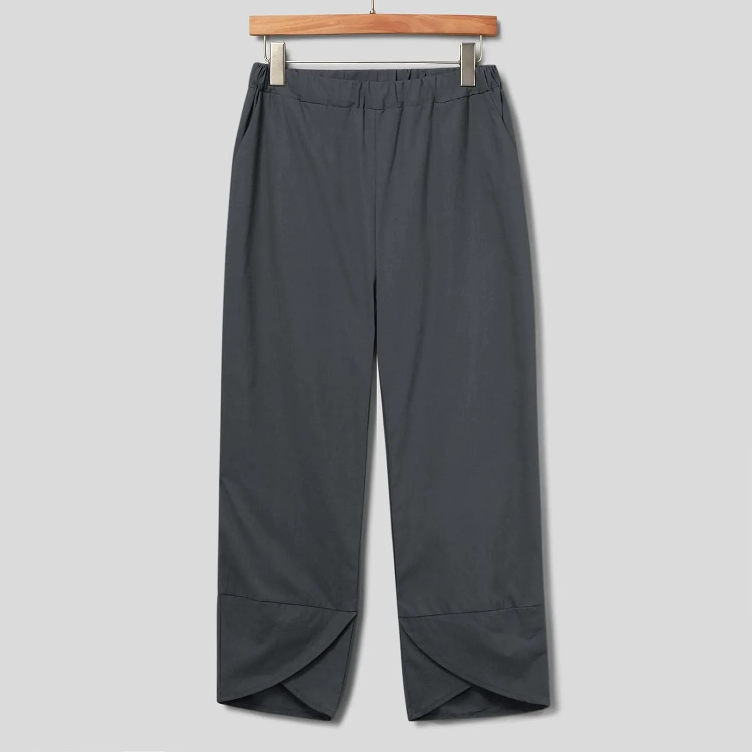 Beach Vacation Clothes for Women Summer Linen Matching 2 Piece Sets Casual Loose Oversized Drawstring Pants Outfits