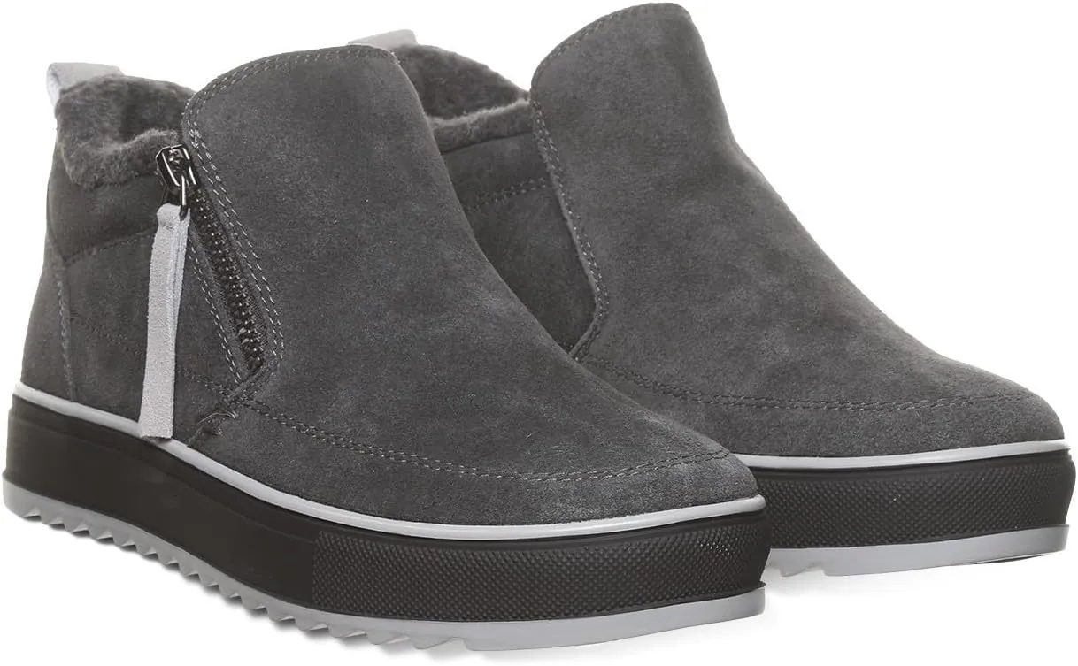 BEARPAW Women's Amanza Bootie | Classic Suede Zipper Boot | Comfortable Winter Boot | Multiple Colors & Sizes