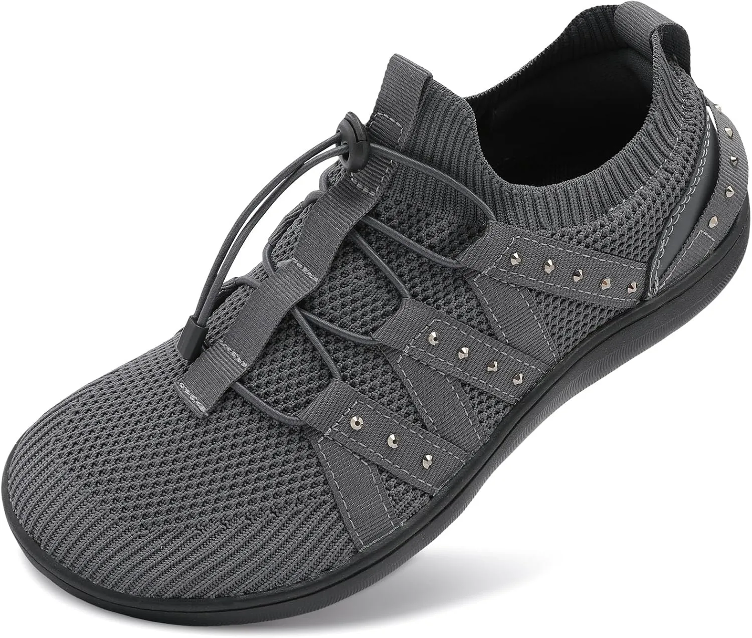 Besroad Womens Slip On Walking Shoes Wide Toe Barefoot Shoes Minimalist Zero Drop Shoes Breathable Tennis Shoes Fashion Casual Sneakers