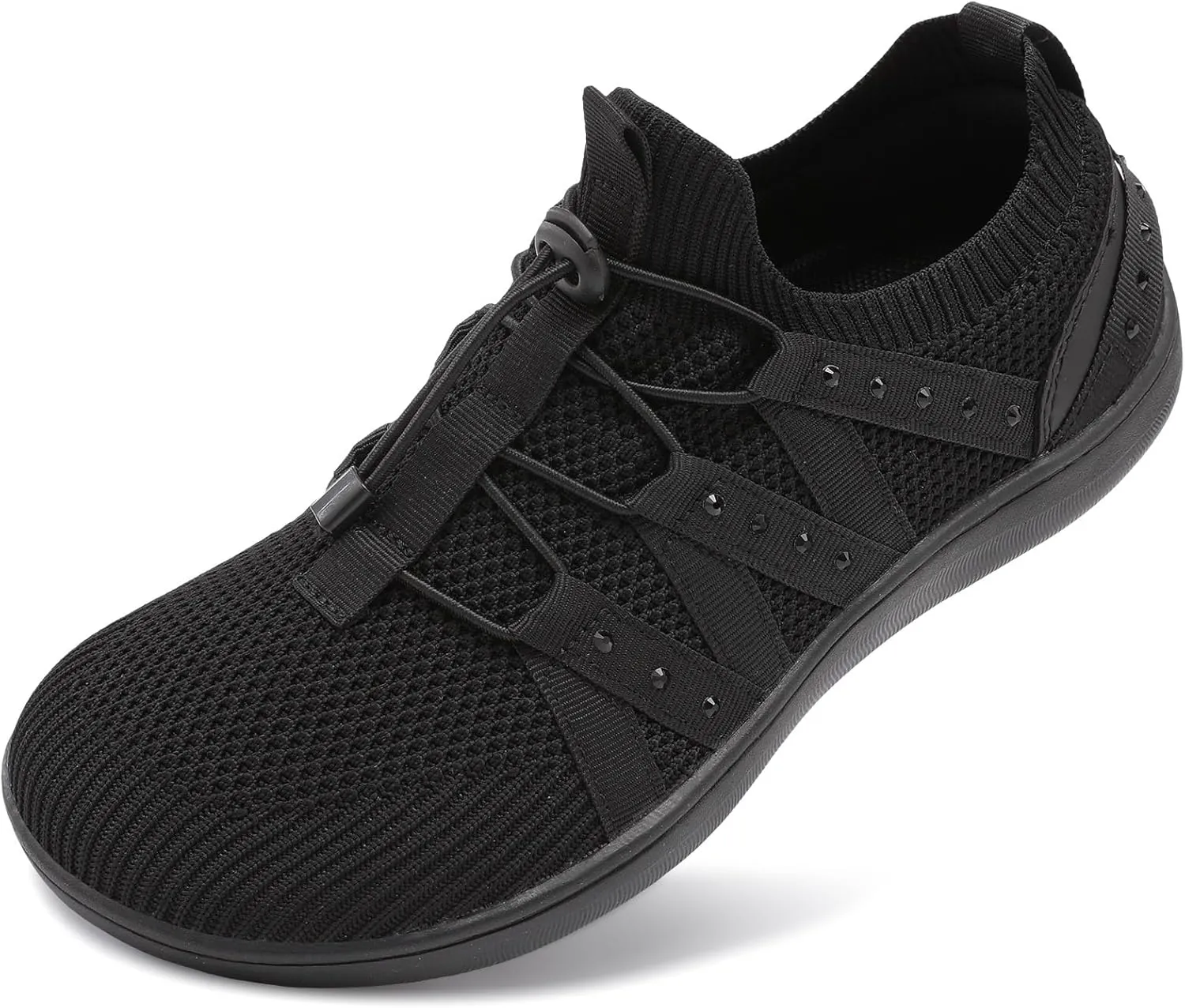 Besroad Womens Slip On Walking Shoes Wide Toe Barefoot Shoes Minimalist Zero Drop Shoes Breathable Tennis Shoes Fashion Casual Sneakers