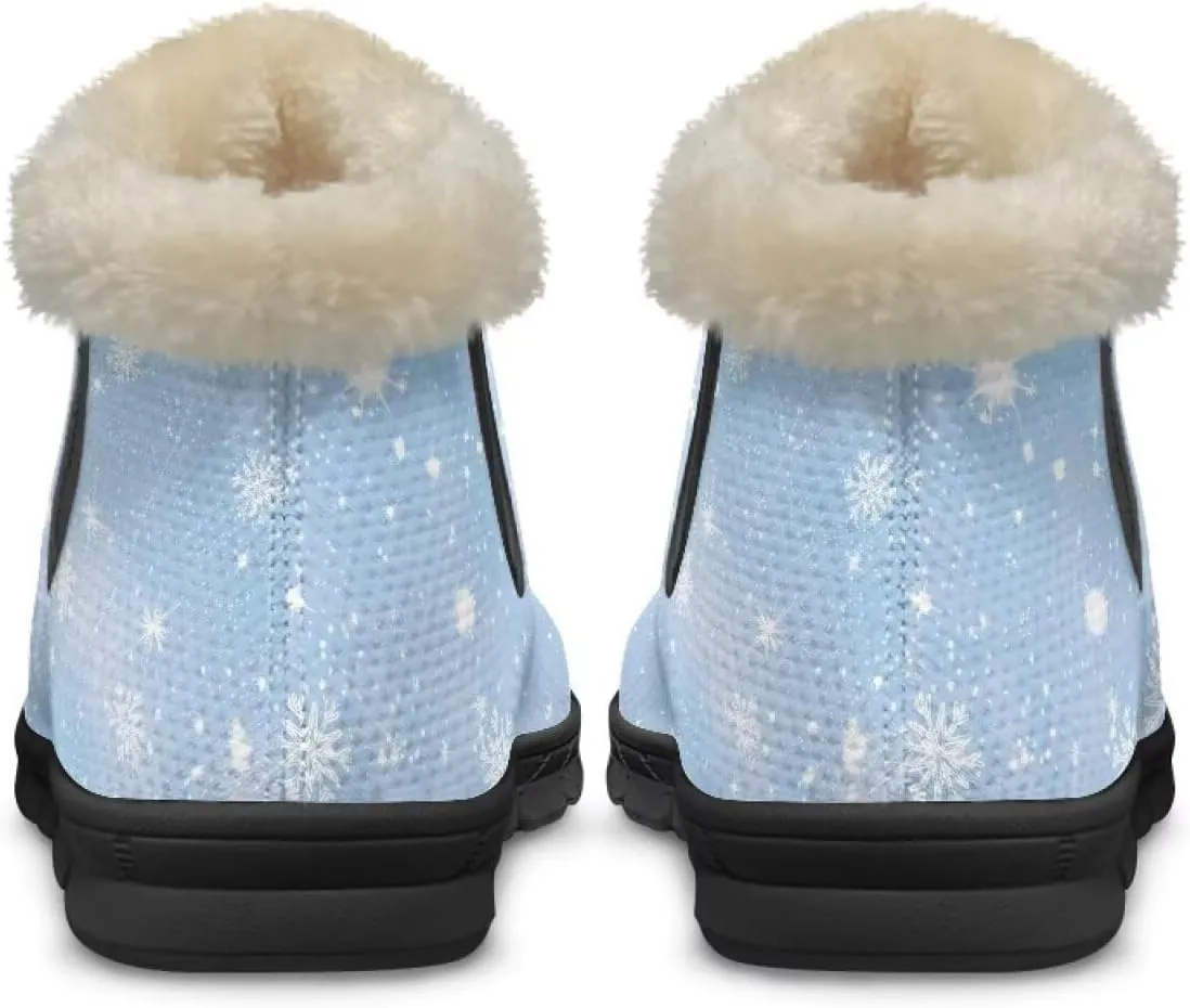 Binienty Warm Boots for Women Comsy Winter Fuzzy Ankle Booties Outdoor