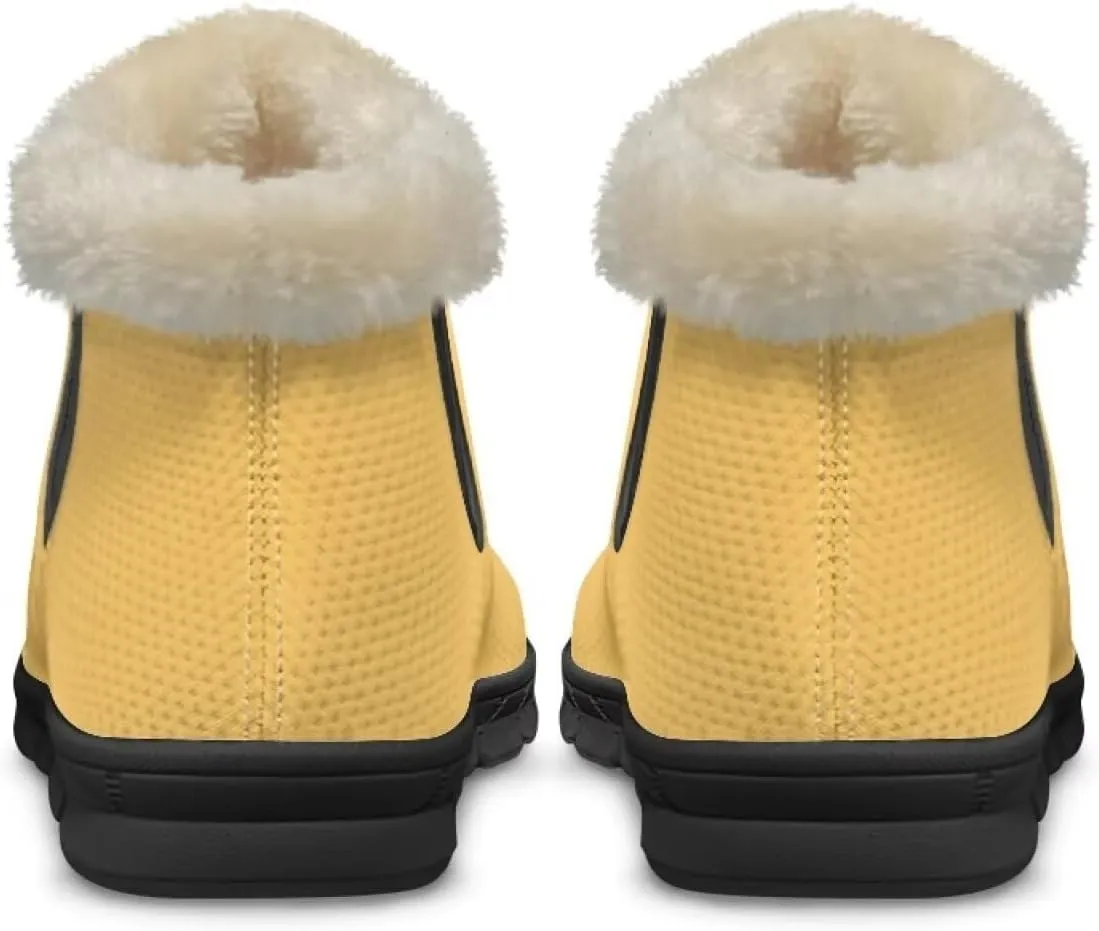 Binienty Warm Snow Boots for Women Winter Slip On Ankle Booties for Outdoor Travel