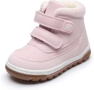 Blikcon Boys Boots Toddler Boys Girls Fall/Winter Boots Outdoor with Hook and Loop (Toddler/Little Kid)