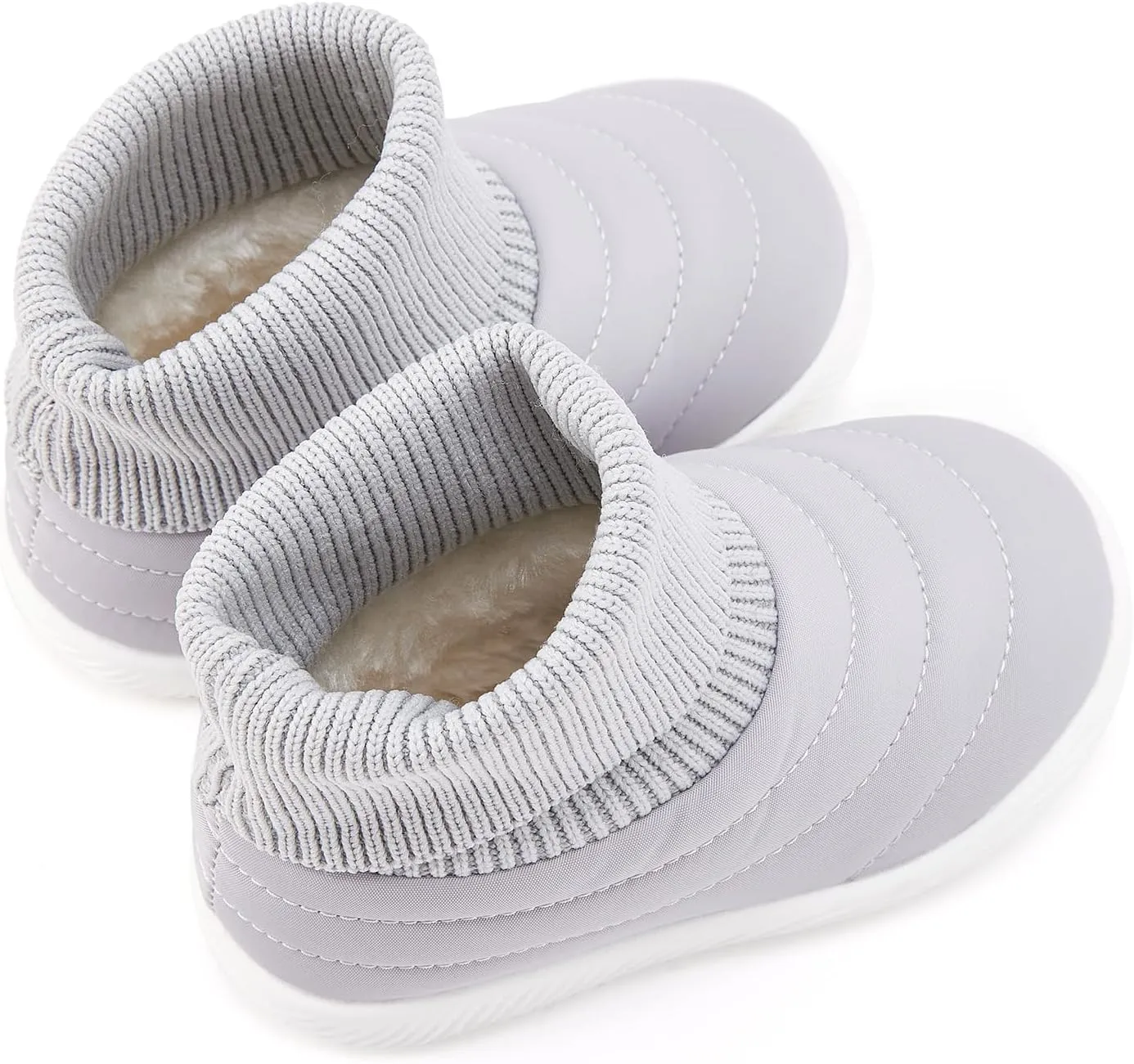 BMCiTYBM Baby Boy Girl Snow Boots Infant Warm Winter Booties Slip On Lightweight Outdoor Indoor Sock Shoes for First Walkers 6 9 12 18 24 Months