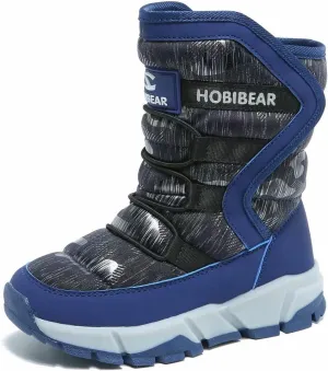 BODATU Boys Snow Boots Outdoor Waterproof Winter Kids Shoes