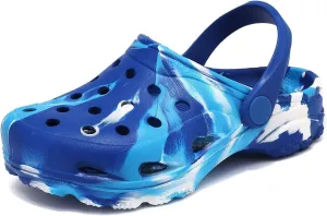 Boys and Girls Graphic Clogs for Kids,Unisex Eva Mules for Big Kid,Little Kid,Boy and Girl Closed Toe Slide Sandals