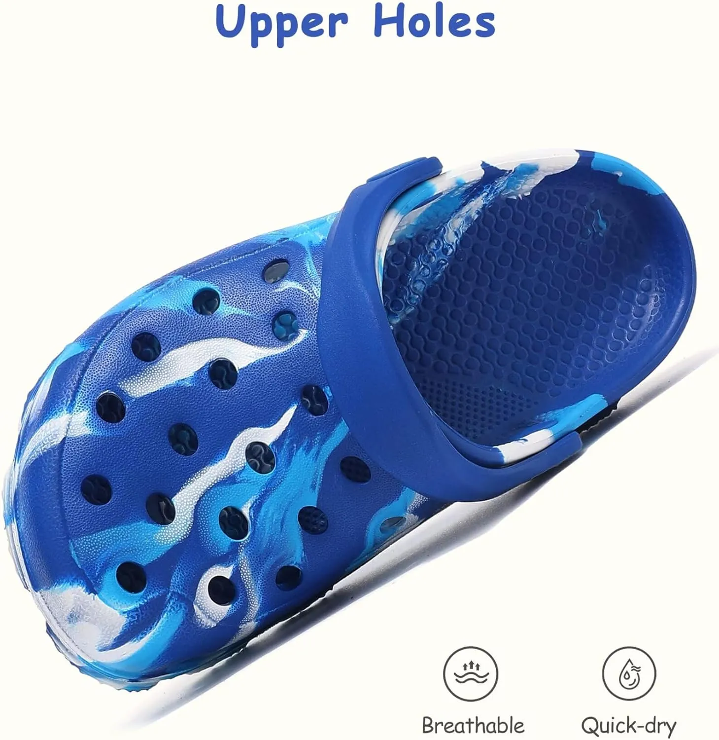 Boys and Girls Graphic Clogs for Kids,Unisex Eva Mules for Big Kid,Little Kid,Boy and Girl Closed Toe Slide Sandals