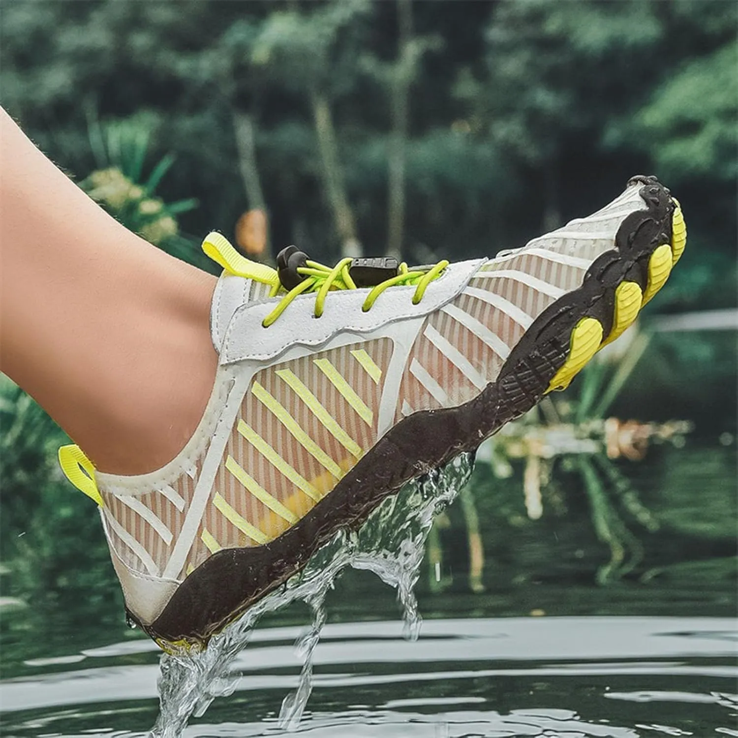 Breathable Quick-Dry Wading Shoes for Women Lightweight Hiking Shoes Slip On Minimalist Water Barefoot Shoe