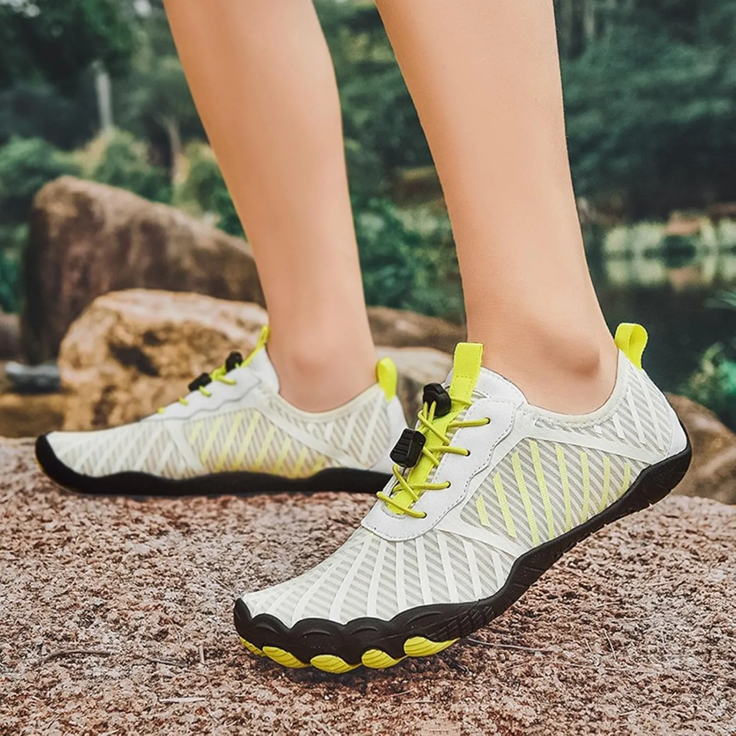 Breathable Quick-Dry Wading Shoes for Women Lightweight Hiking Shoes Slip On Minimalist Water Barefoot Shoe