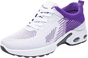 Cathalem Musabela Orthopedic Sneakers for Women, Comfortable Orthopedic Shoes Mesh Casual Breathable Knit Air Cushion Shoes