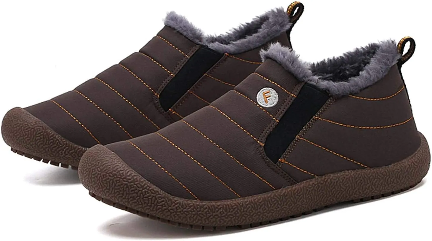 CERYTHRINA Winter Snow Ankle Boots Fur Lining Waterproof Outdoor Slip On Booties Sneakers for Women and Men