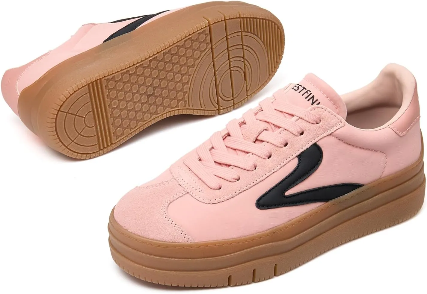 Cestfini Platform Sneakers for Women Fashion Sneakers Comfortable Tennis Shoes Casual Walking Shoes