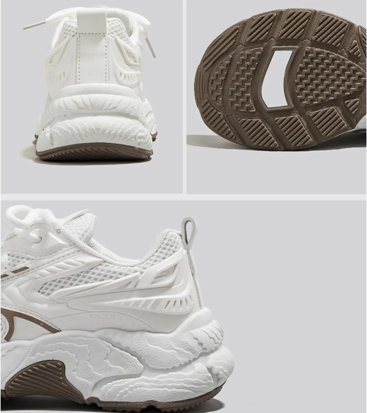 Chunky Platform Sneakers for Women & Girls - Thick Sole Running Shoes, Comfort Walking Shoes for Travel