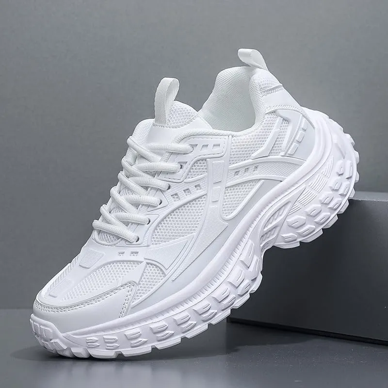 Chunky Sneakers for Men, Fashion Platform Sneakers Dad Shoes for Men, Casual Lace-up Walking Shoes